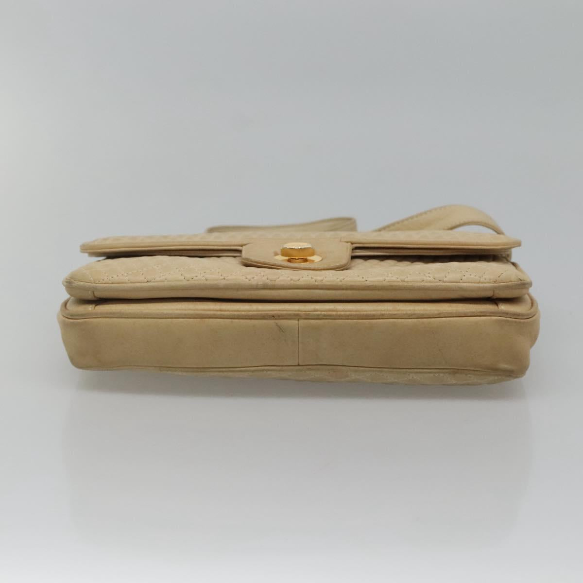 BALLY Shoulder Bag Leather Beige