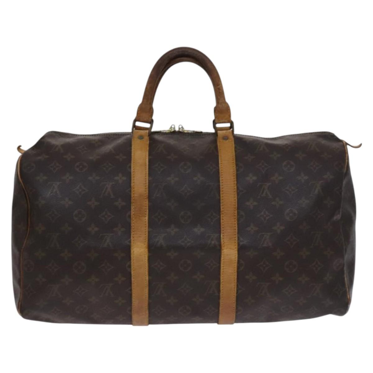 Louis Vuitton Monogram Keepall 50 Boston Bag M41426 LV