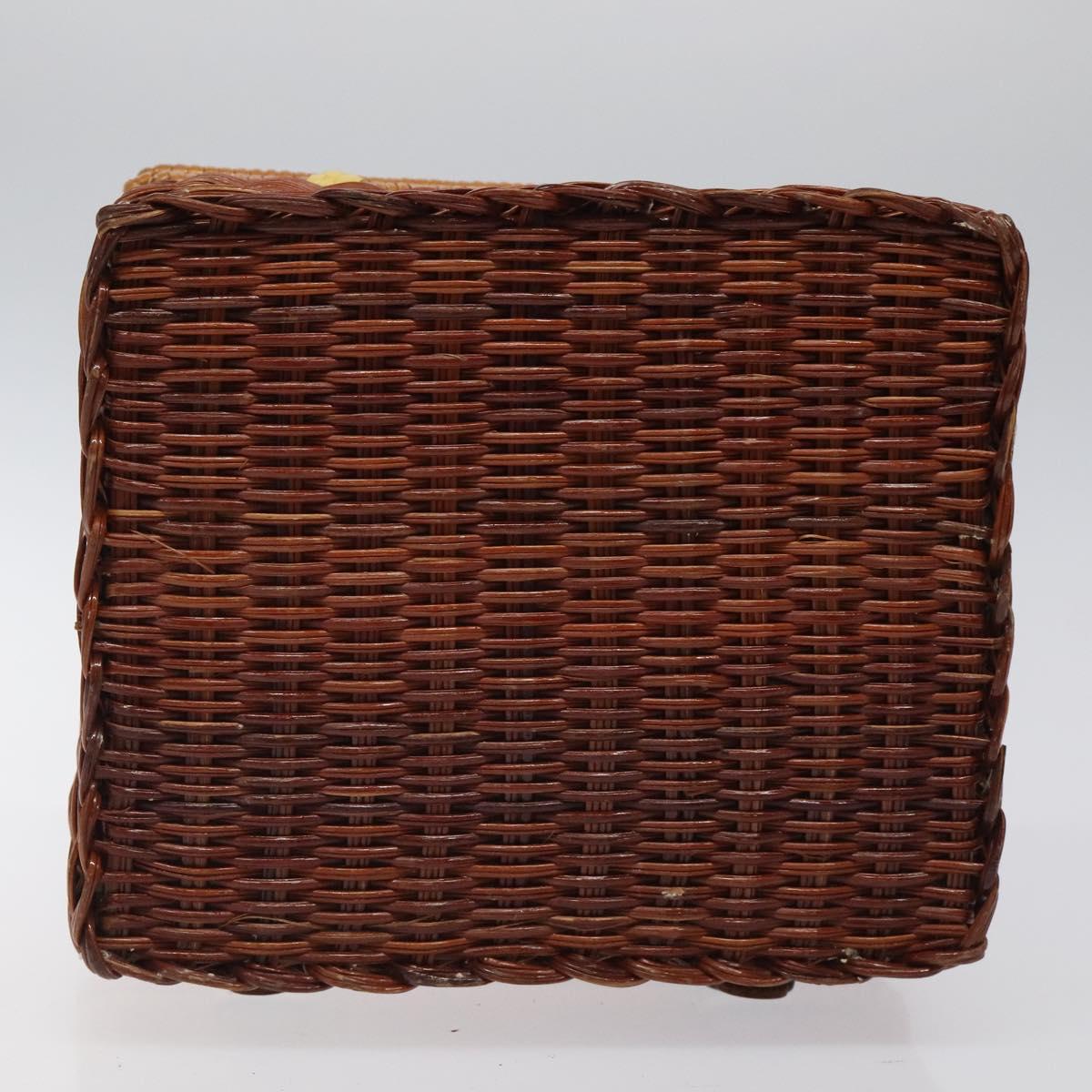 GIVENCHY Hand Bag Raffia Brown