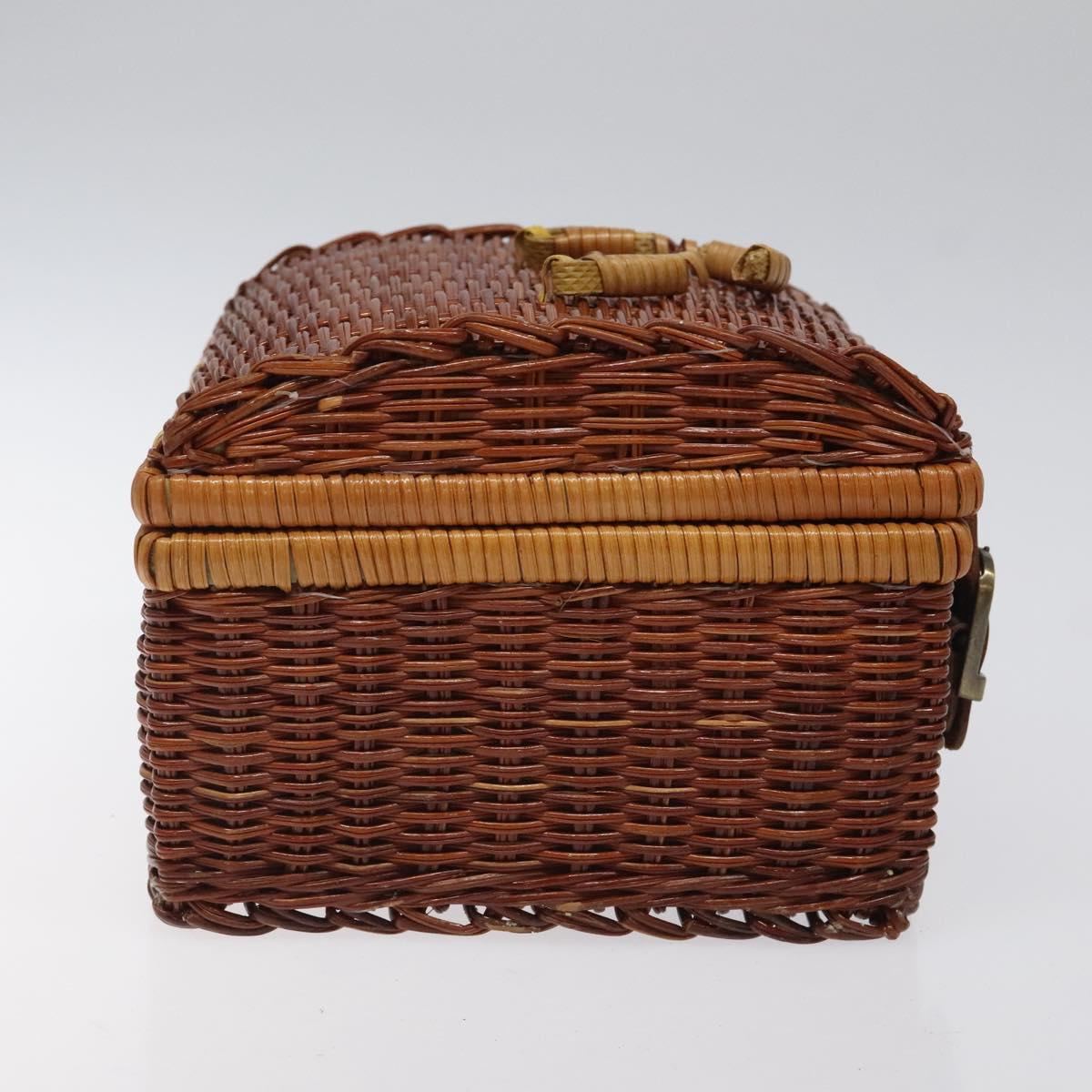 GIVENCHY Hand Bag Raffia Brown