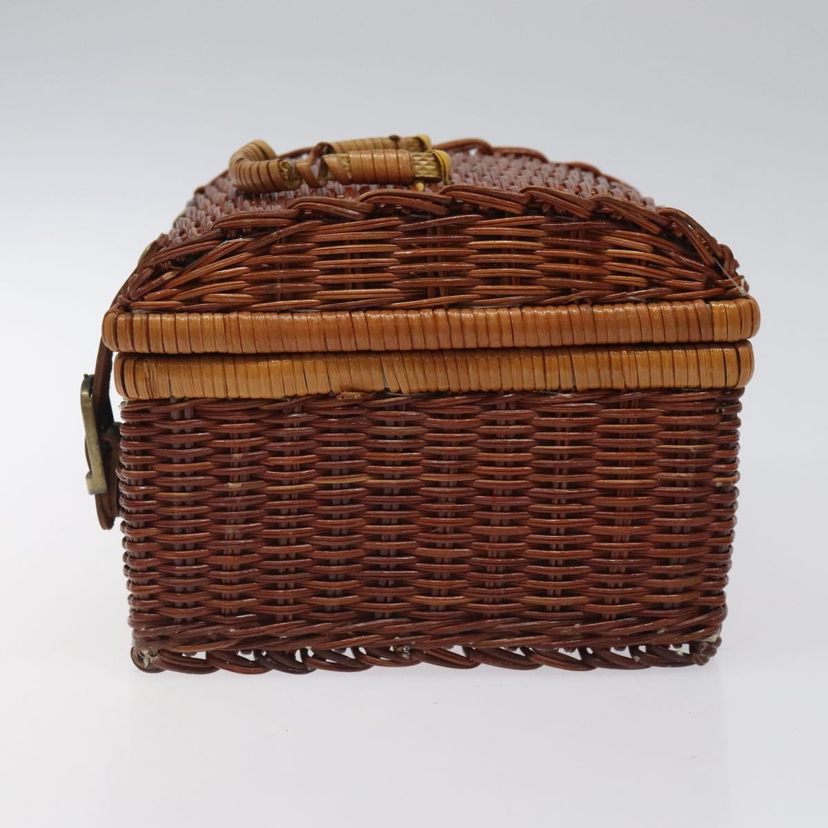 GIVENCHY Hand Bag Raffia Brown