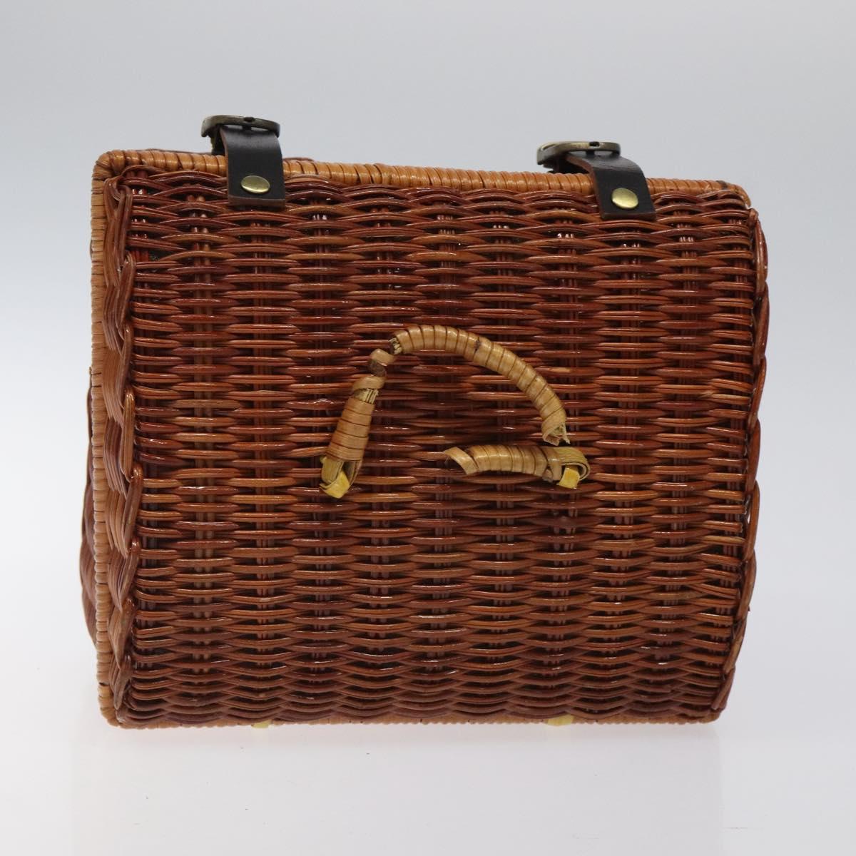 GIVENCHY Hand Bag Raffia Brown