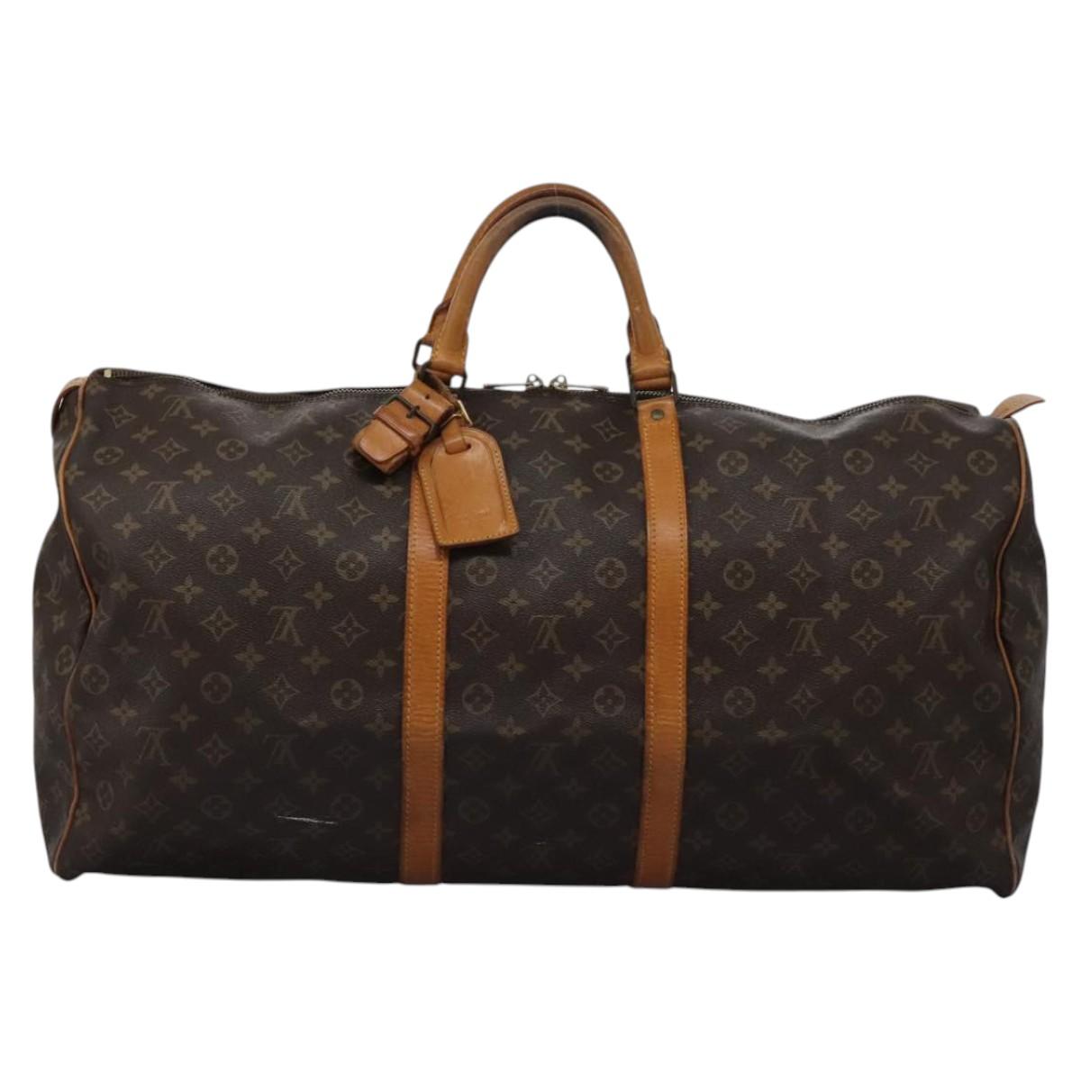 Louis Vuitton Monogram Keepall 60 Boston Bag M41422 LV