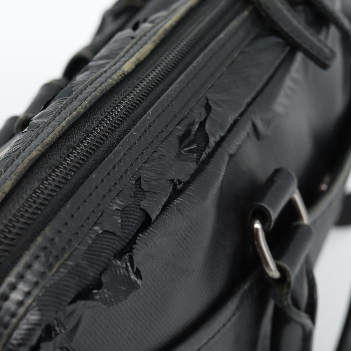 Burberrys Shoulder Bag Leather Black