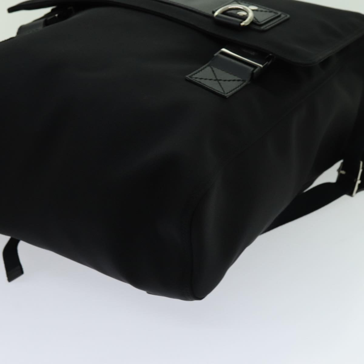 GUCCI Web Sherry Line Backpack Nylon Black Green Red 246407
