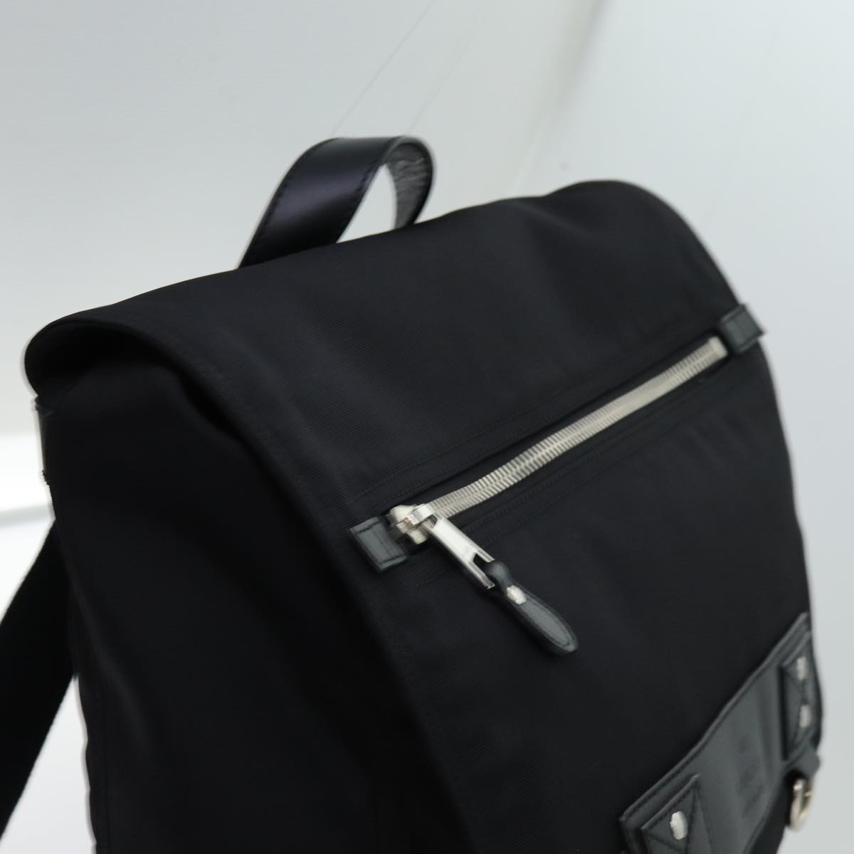 GUCCI Web Sherry Line Backpack Nylon Black Green Red 246407