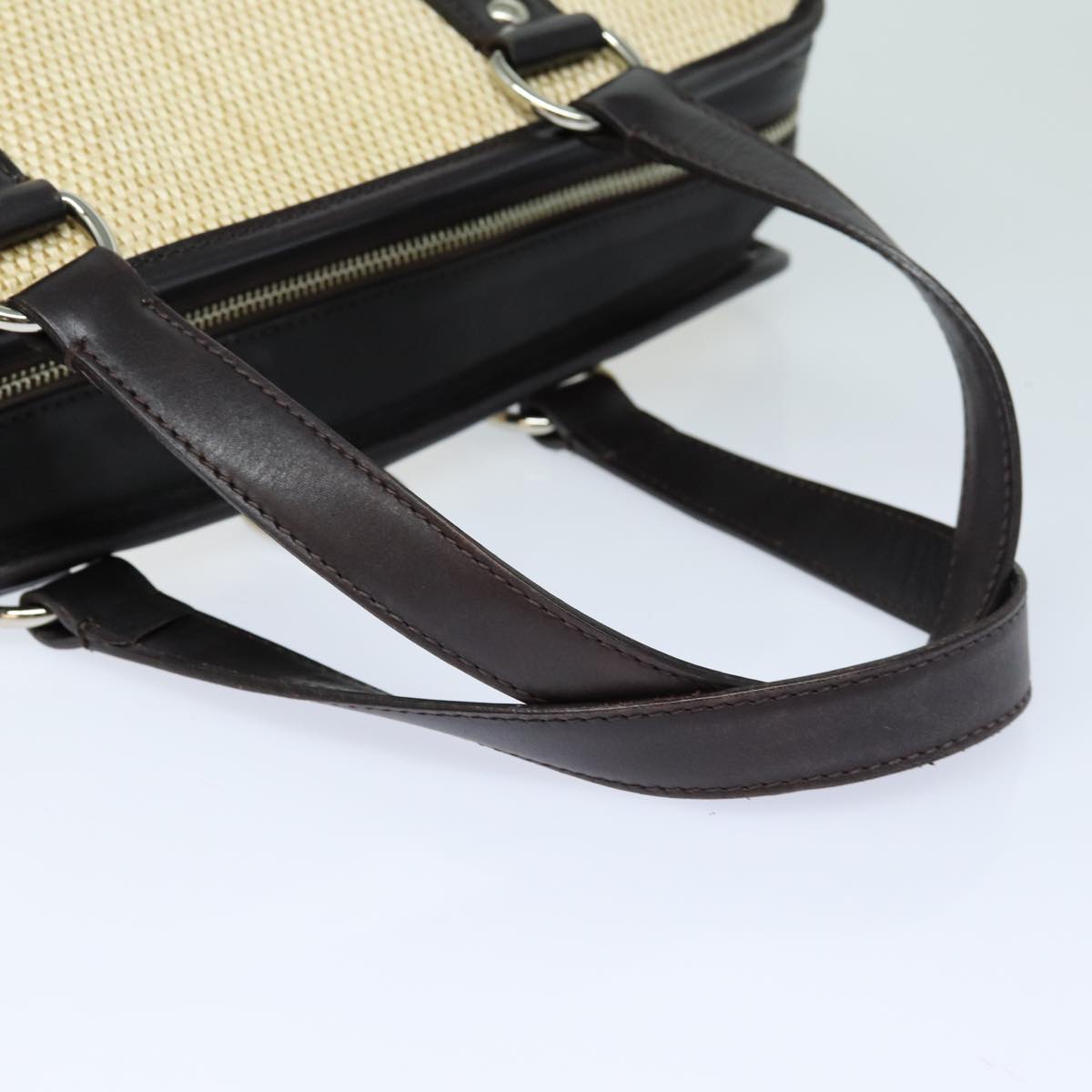 BURBERRY Tote Bag Straw Beige