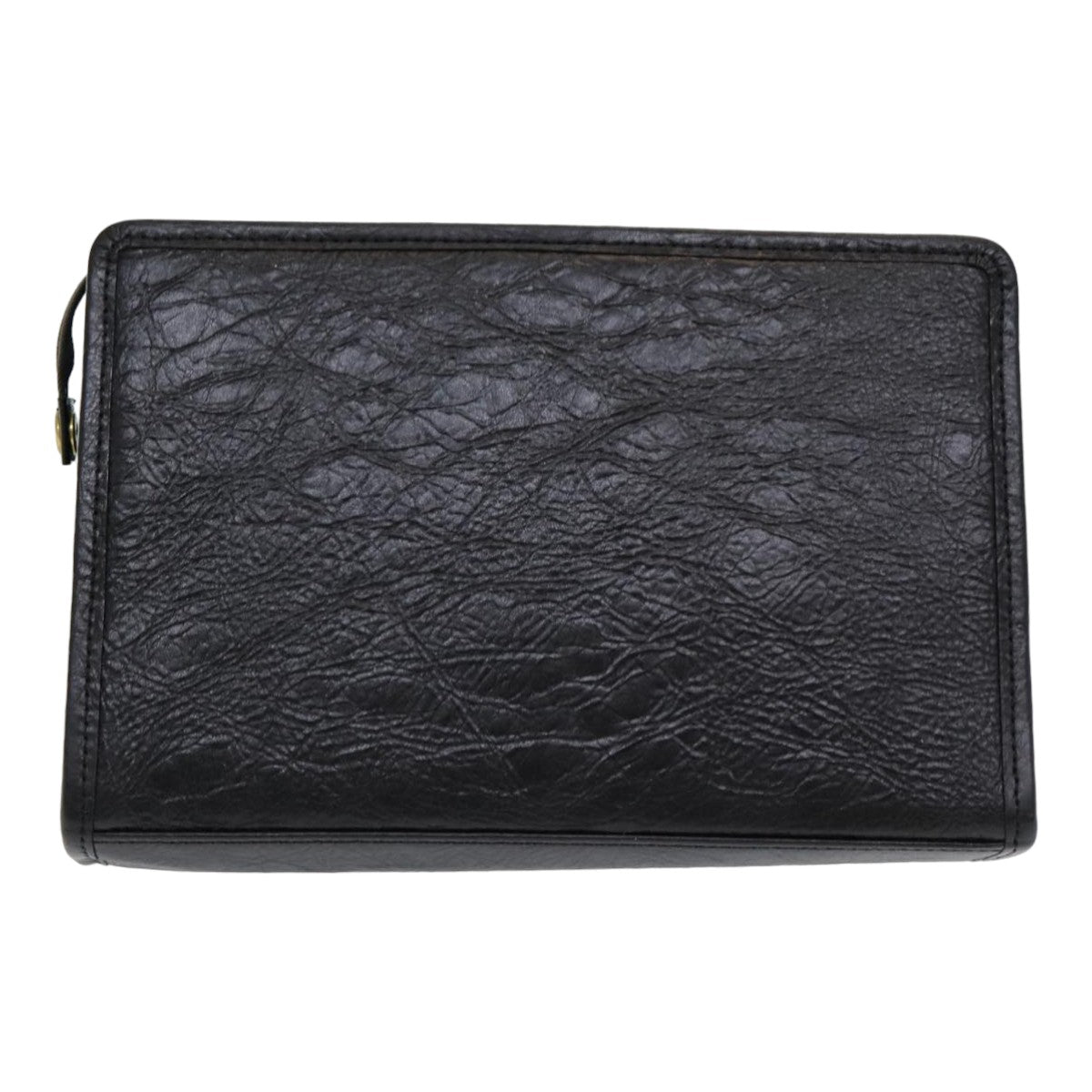 Burberrys Clutch Bag Leather Black
