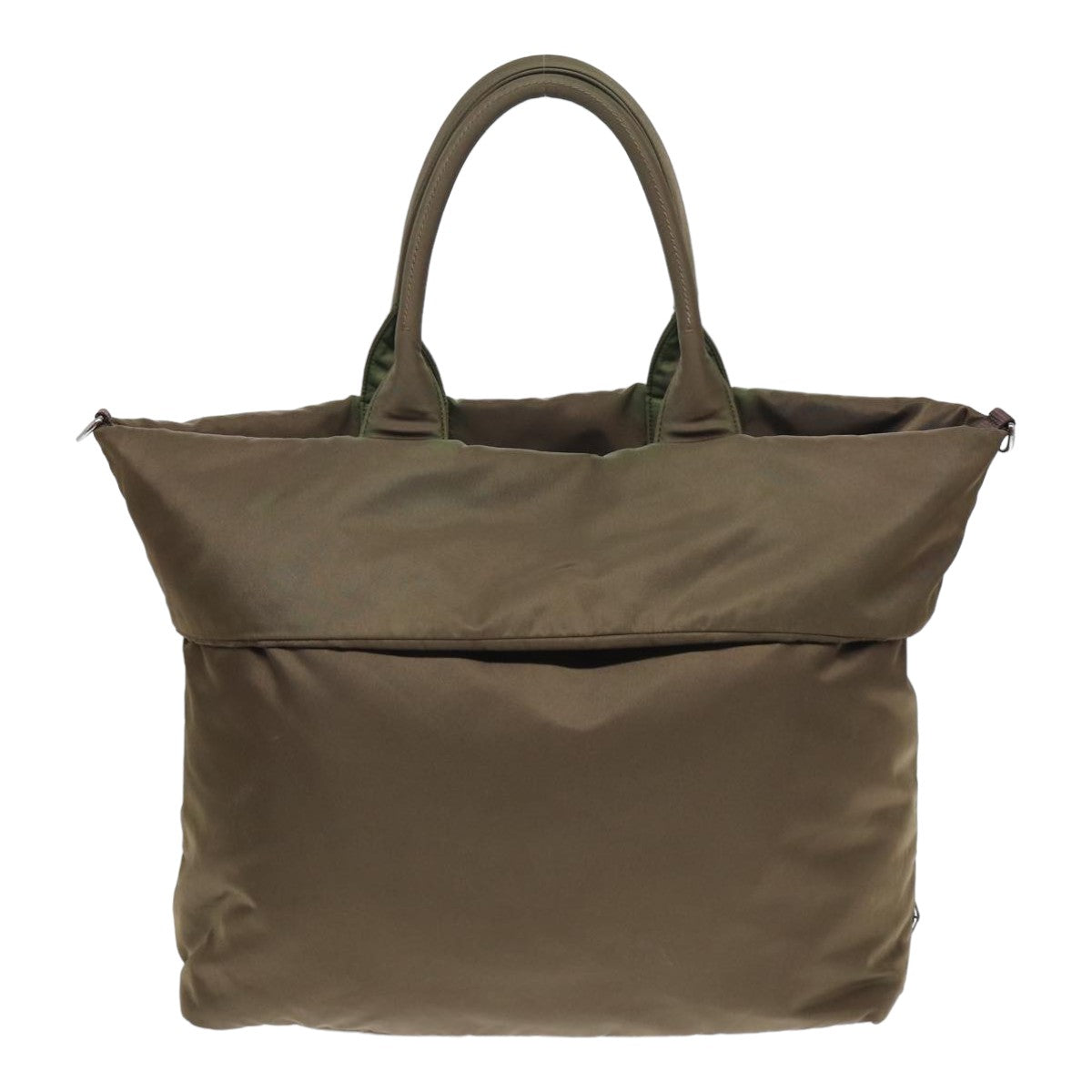 PRADA Tote Bag Nylon Khaki