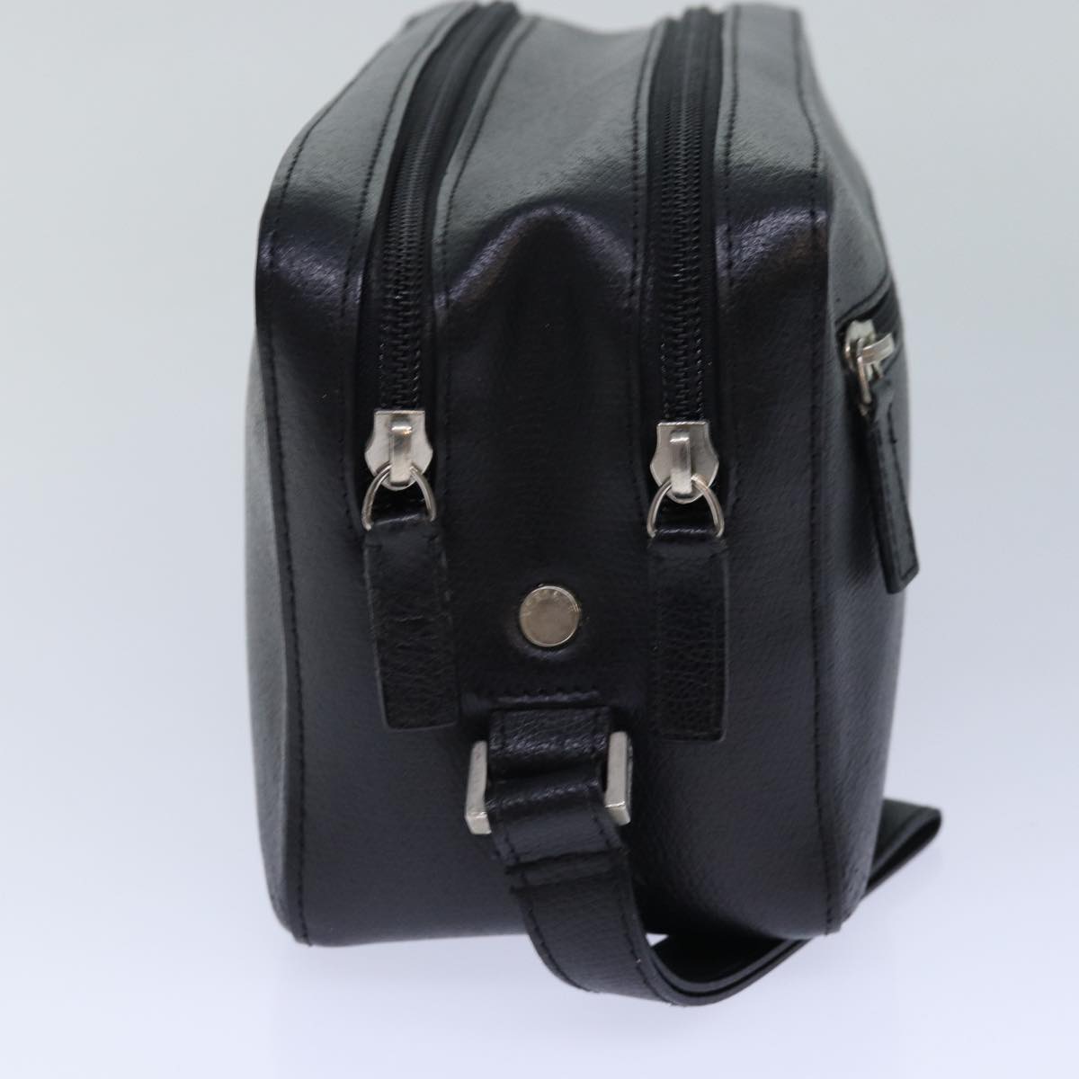 Gianni Versace Clutch Bag Leather Black