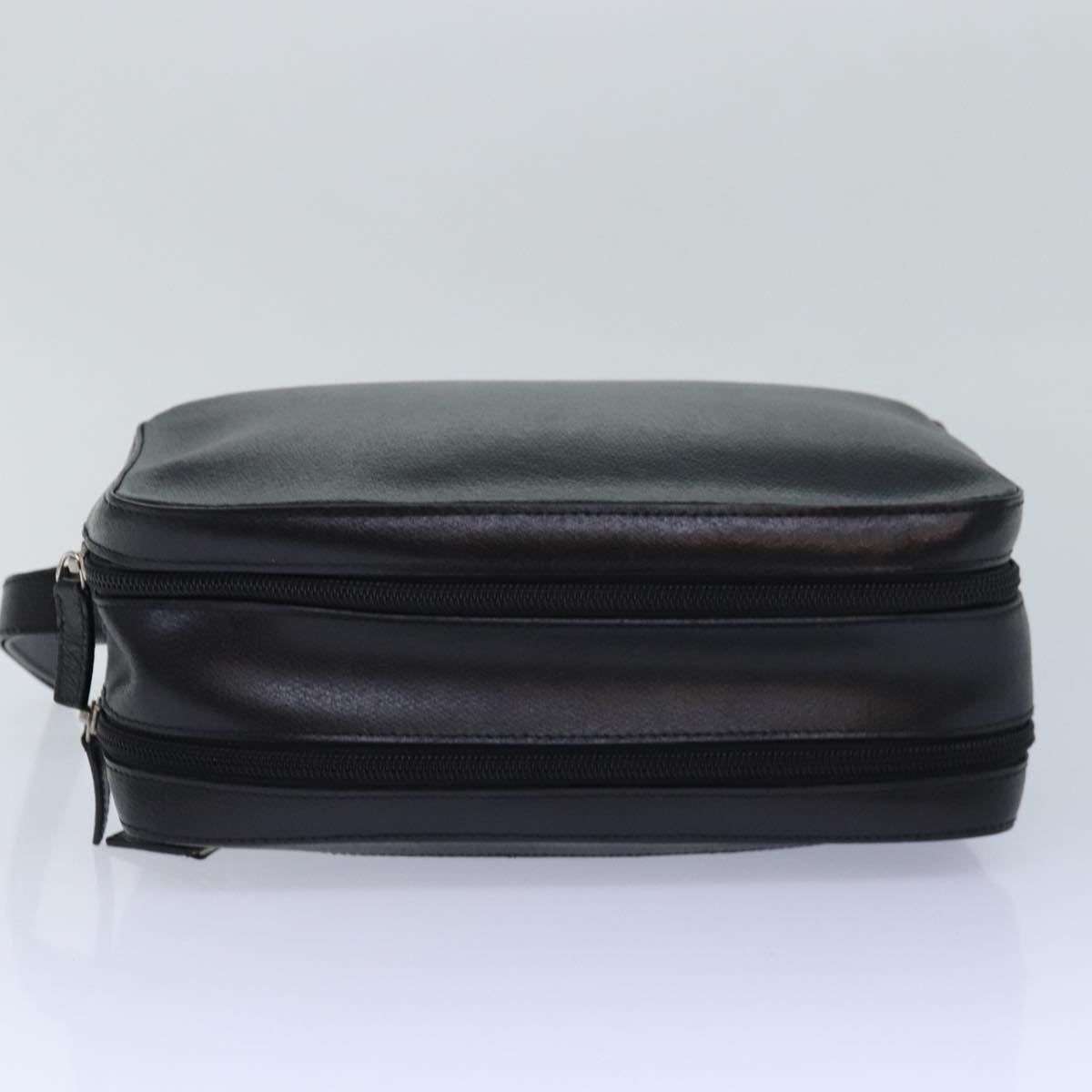 Gianni Versace Clutch Bag Leather Black