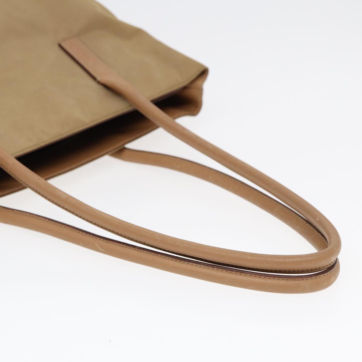 PRADA Tote Bag Nylon Beige