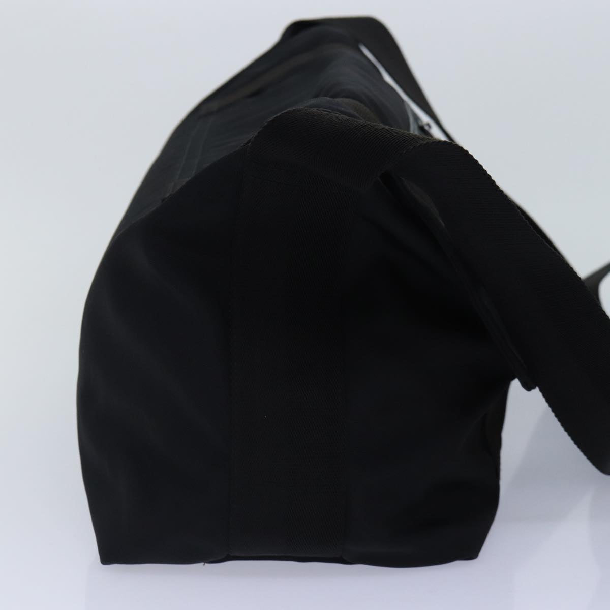 GUCCI Shoulder Bag Nylon Black Silver 122374