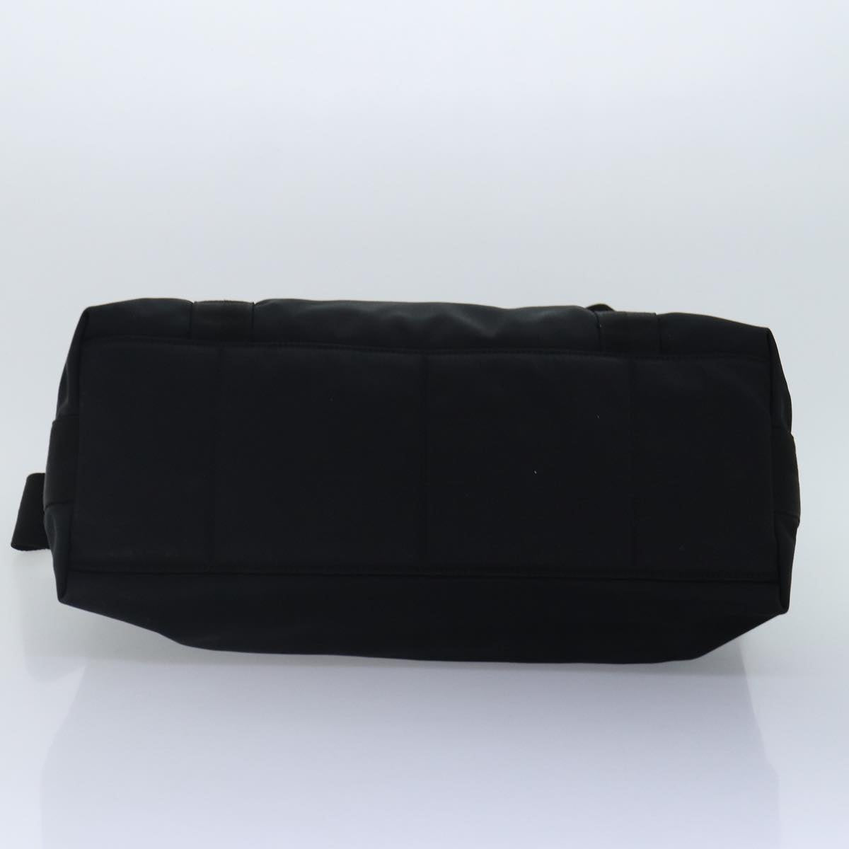 GUCCI Shoulder Bag Nylon Black Silver 122374