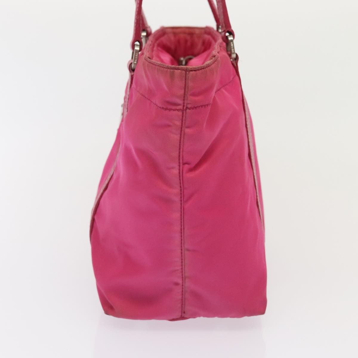PRADA Hand Bag Nylon Pink
