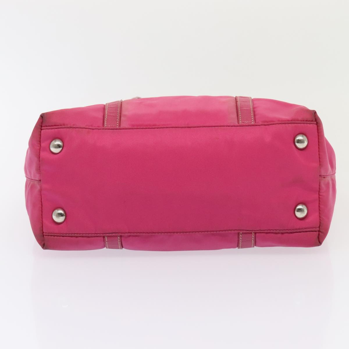 PRADA Hand Bag Nylon Pink