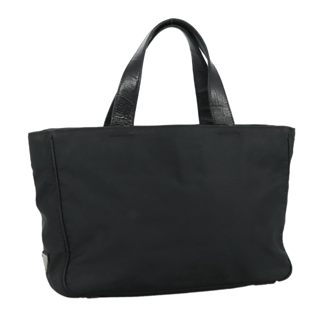 PRADA Hand Bag Nylon Black
