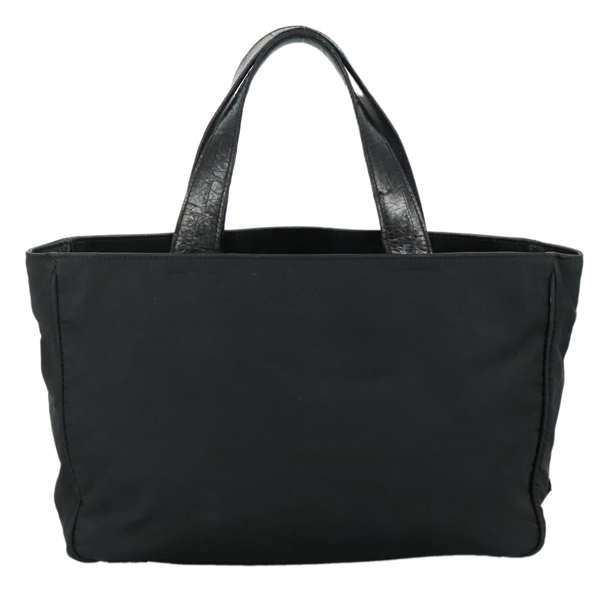 PRADA Hand Bag Nylon Black