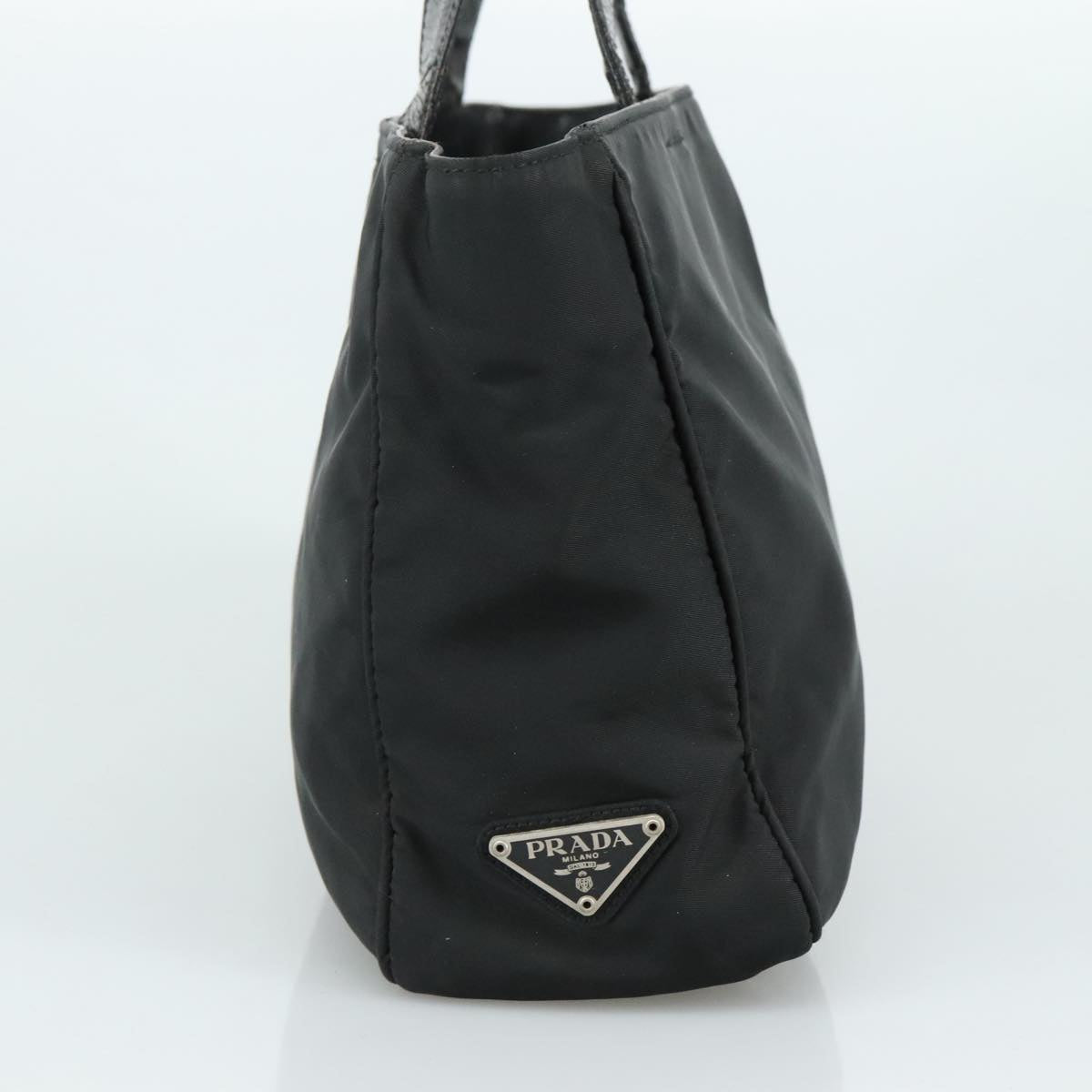 PRADA Hand Bag Nylon Black