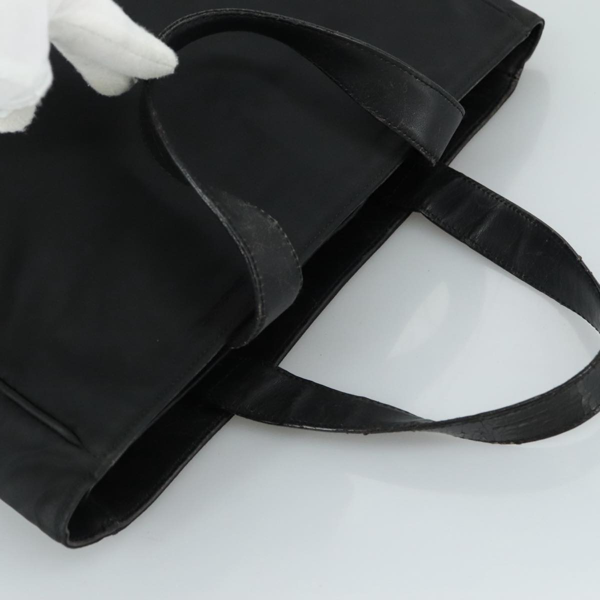 PRADA Hand Bag Nylon Black
