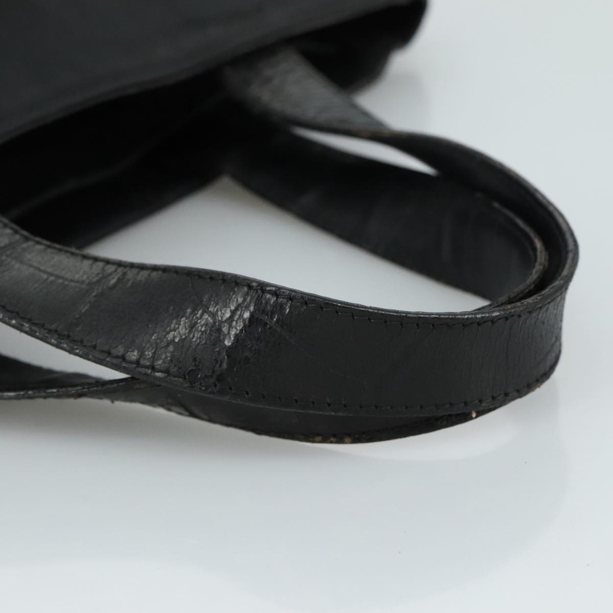 PRADA Hand Bag Nylon Black