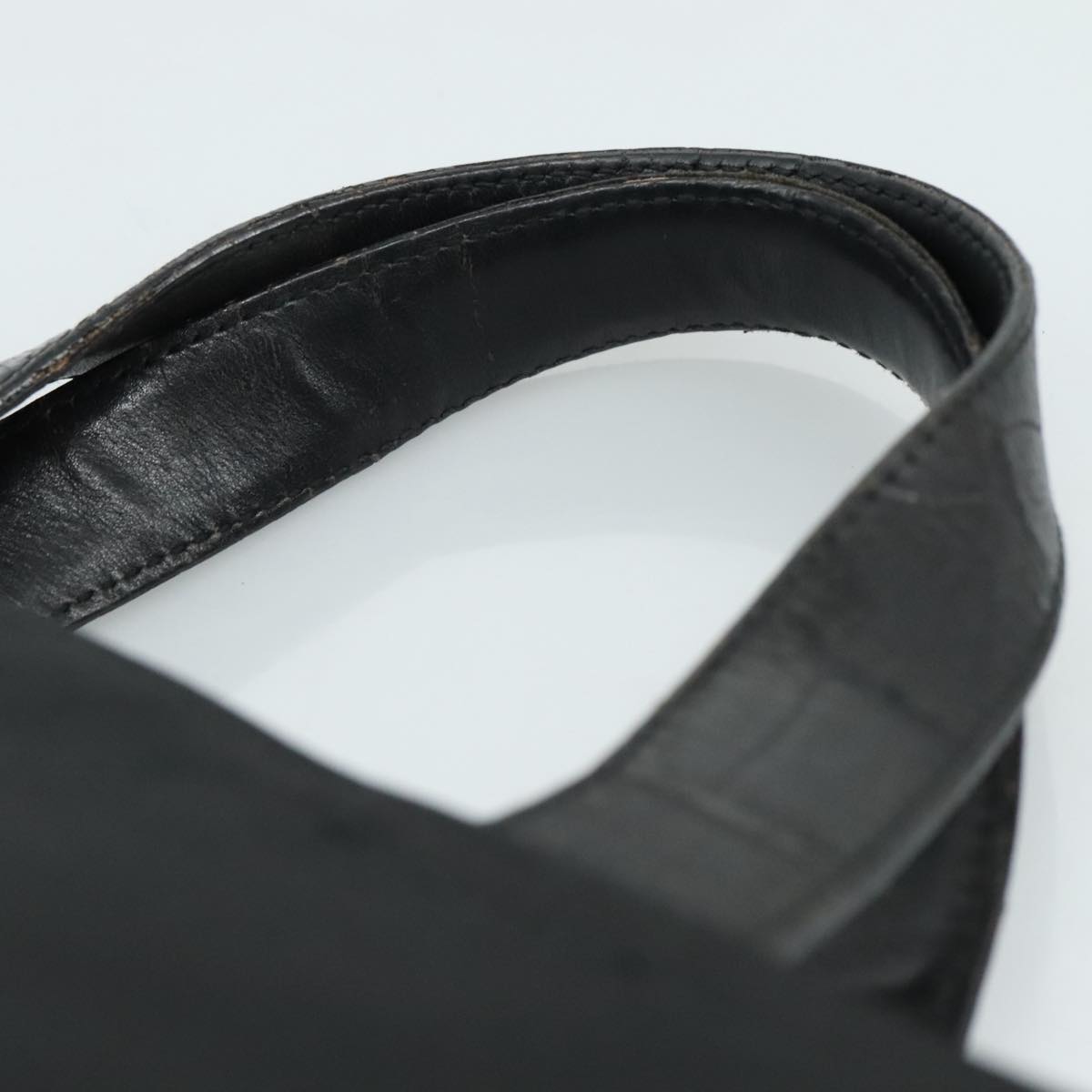 PRADA Hand Bag Nylon Black
