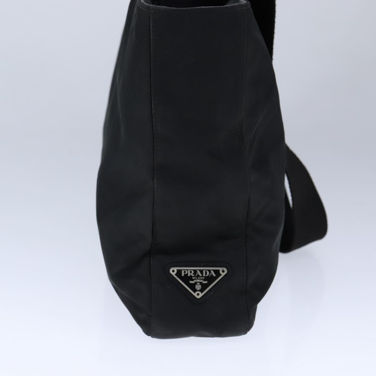 PRADA Hand Bag Nylon 2way Black