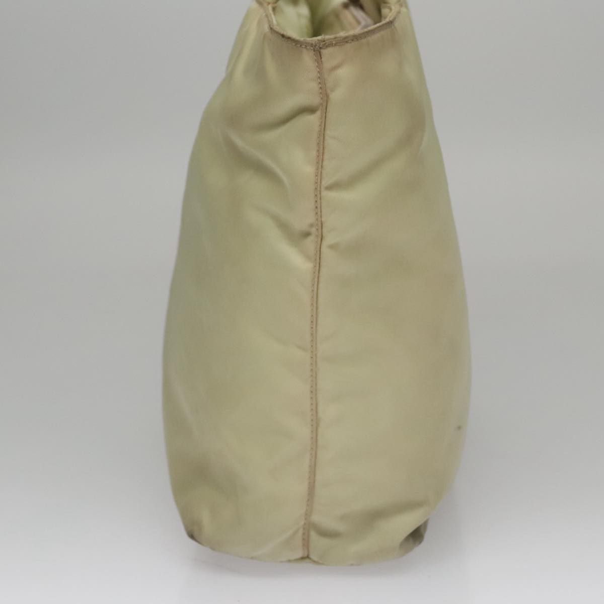 PRADA Hand Bag Nylon Beige