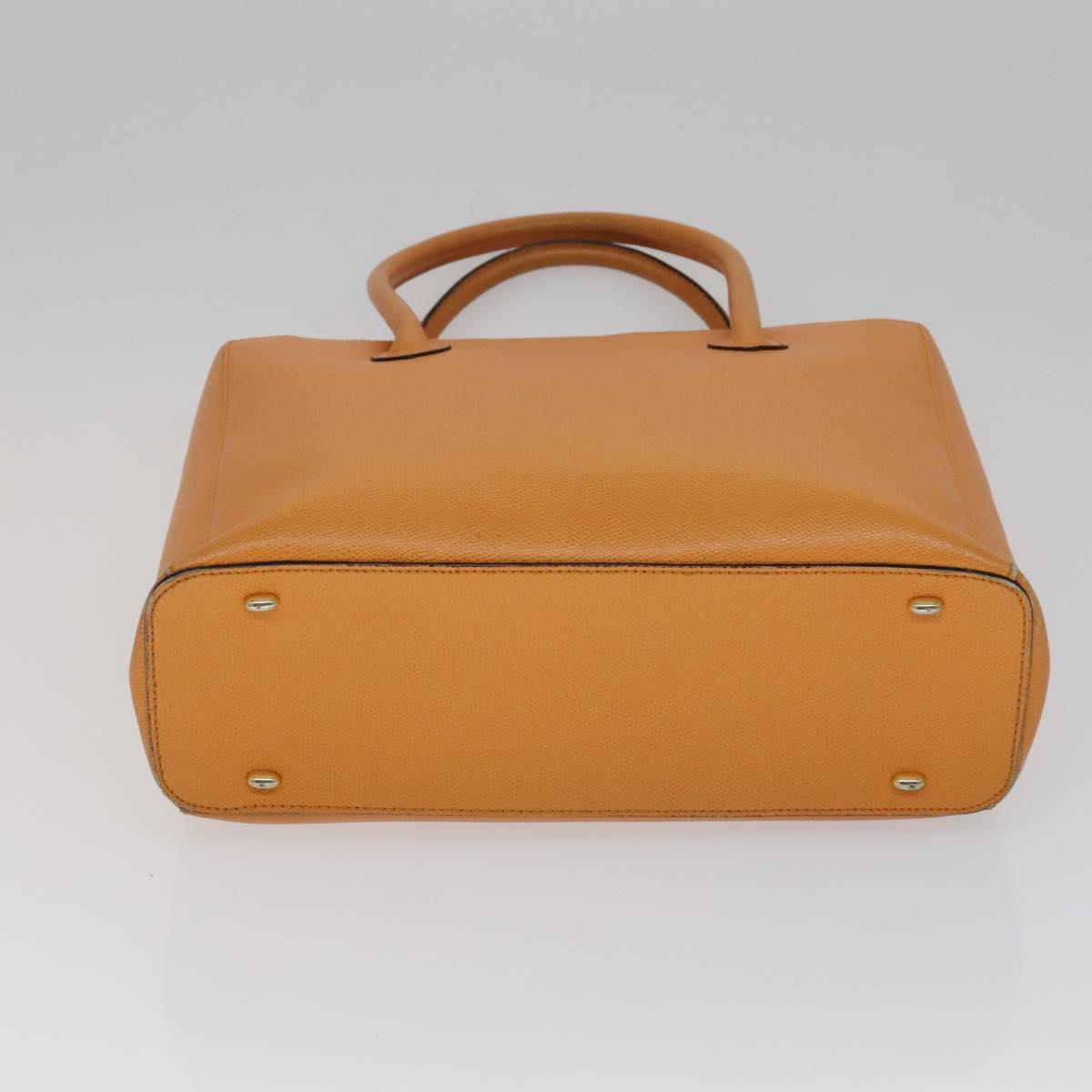 CELINE Tote Bag Leather Orange
