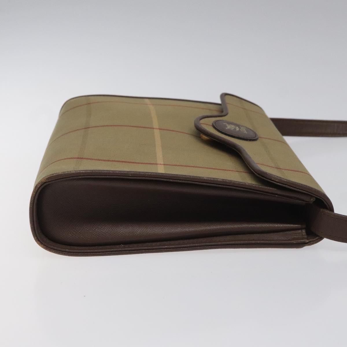 Burberrys Nova Check Shoulder Bag Canvas Beige