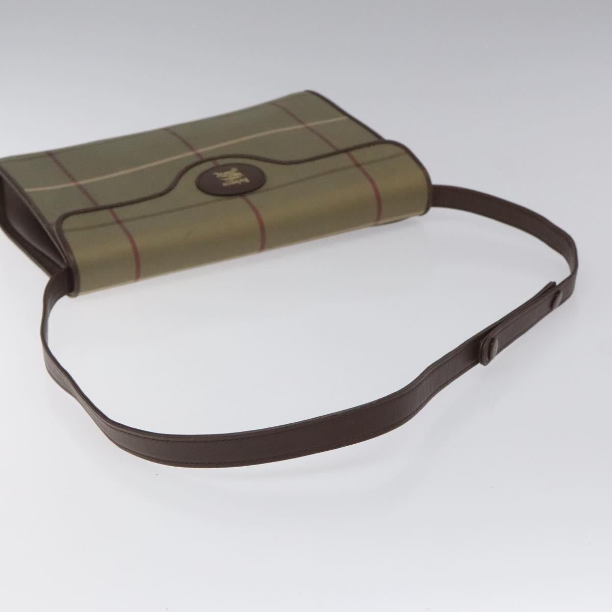 Burberrys Nova Check Shoulder Bag Canvas Beige