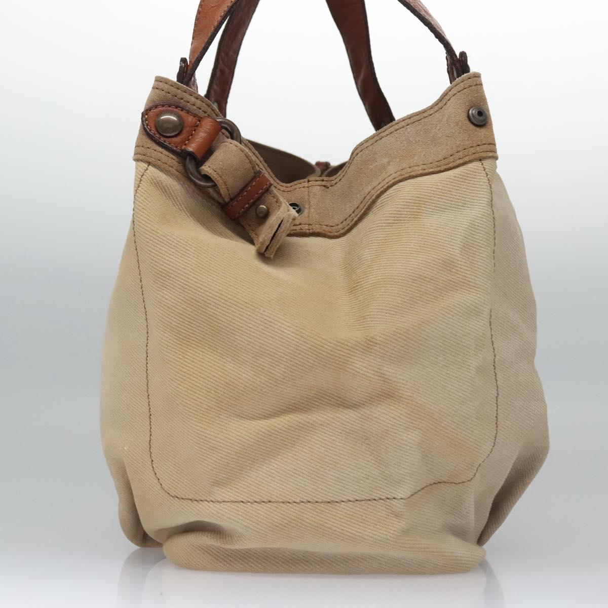 BURBERRY Tote Bag Canvas Beige