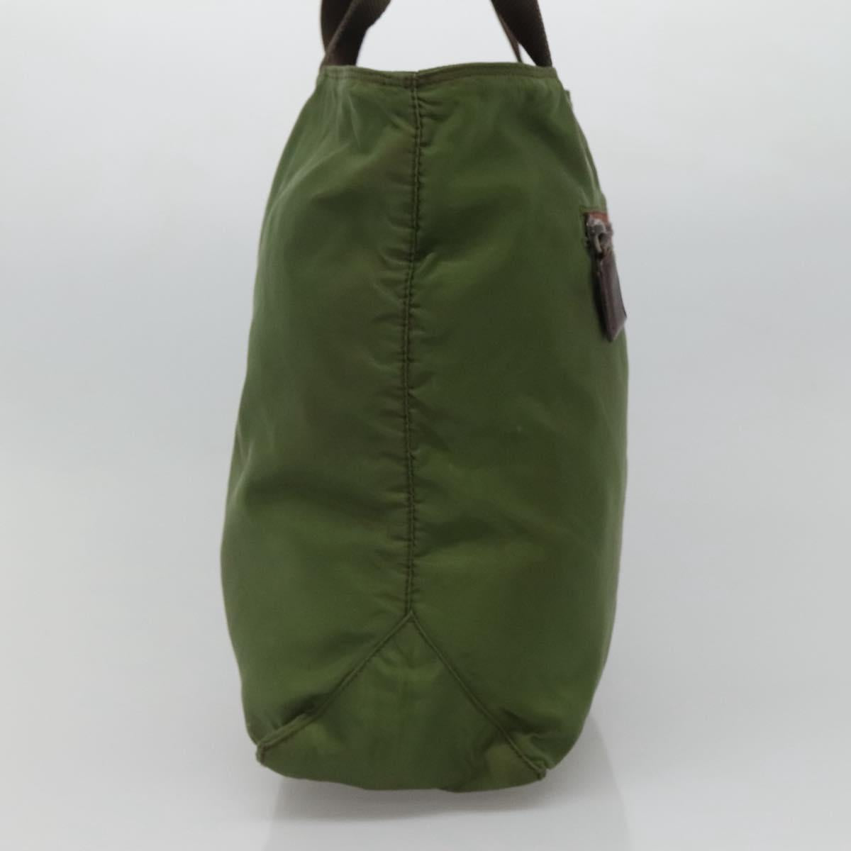PRADA Tote Bag Nylon Khaki