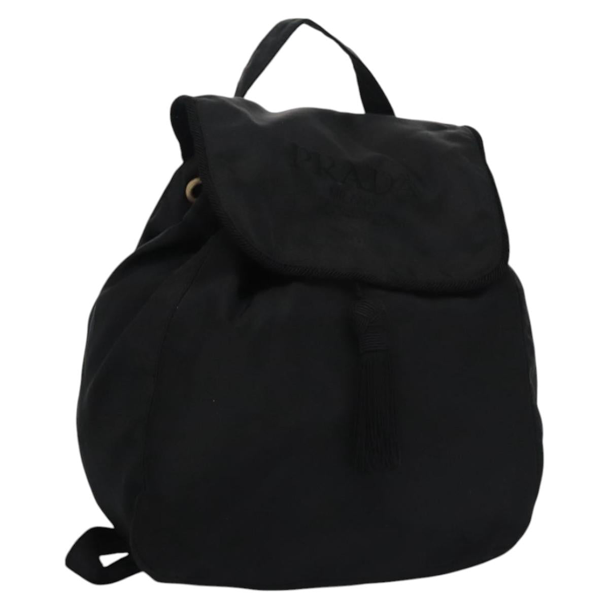PRADA Backpack Nylon Black