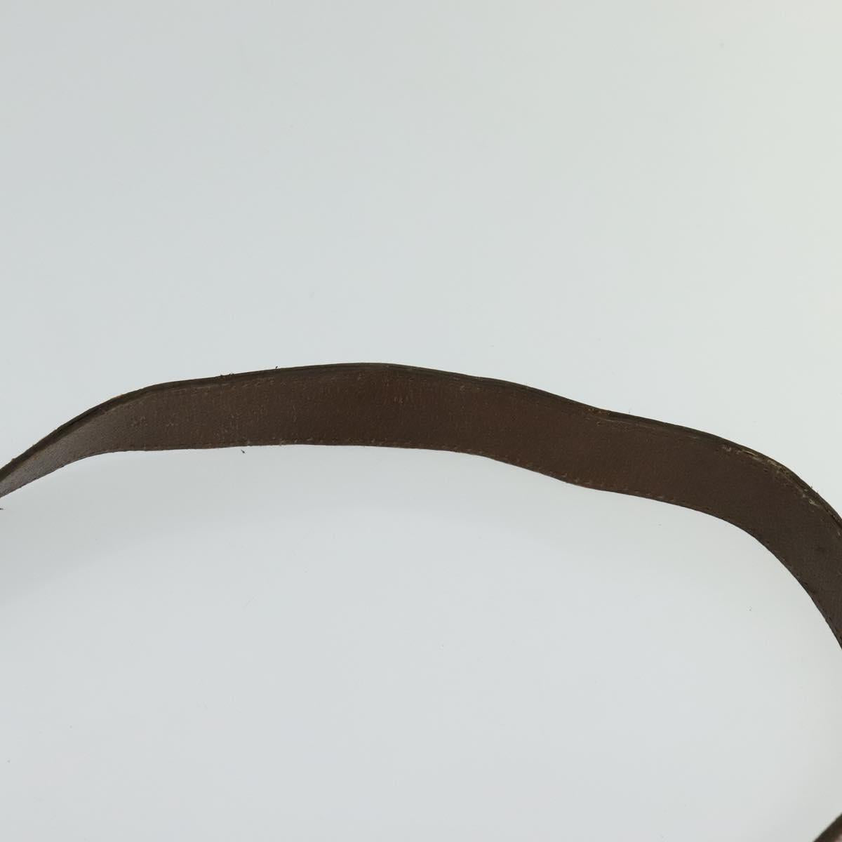 CELINE C Sulky Shoulder Bag Canvas Brown