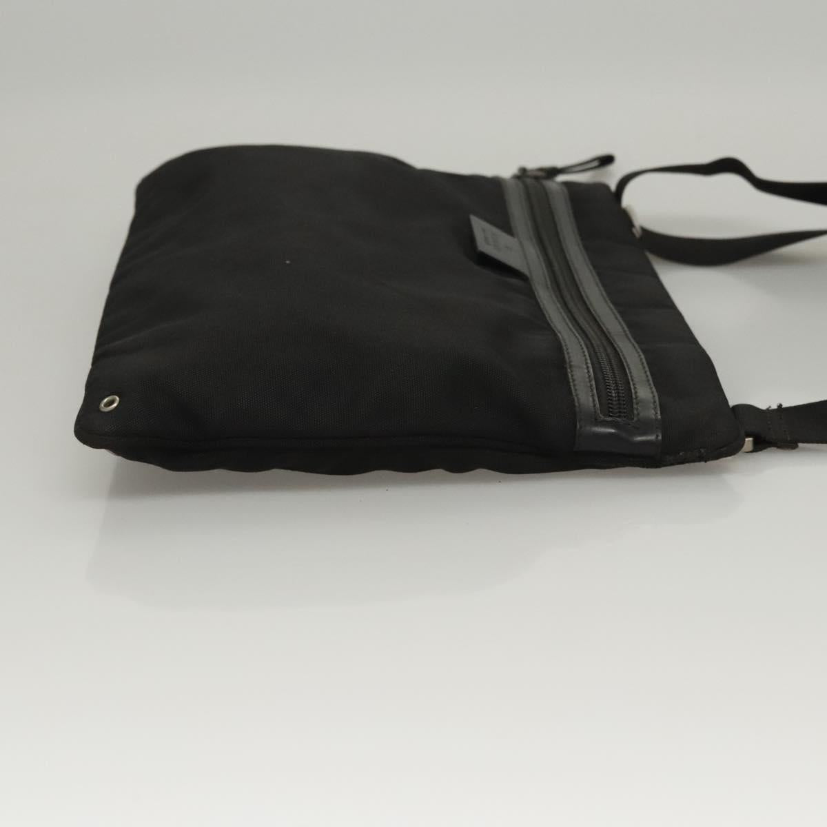 GUCCI Shoulder Bag Canvas Black