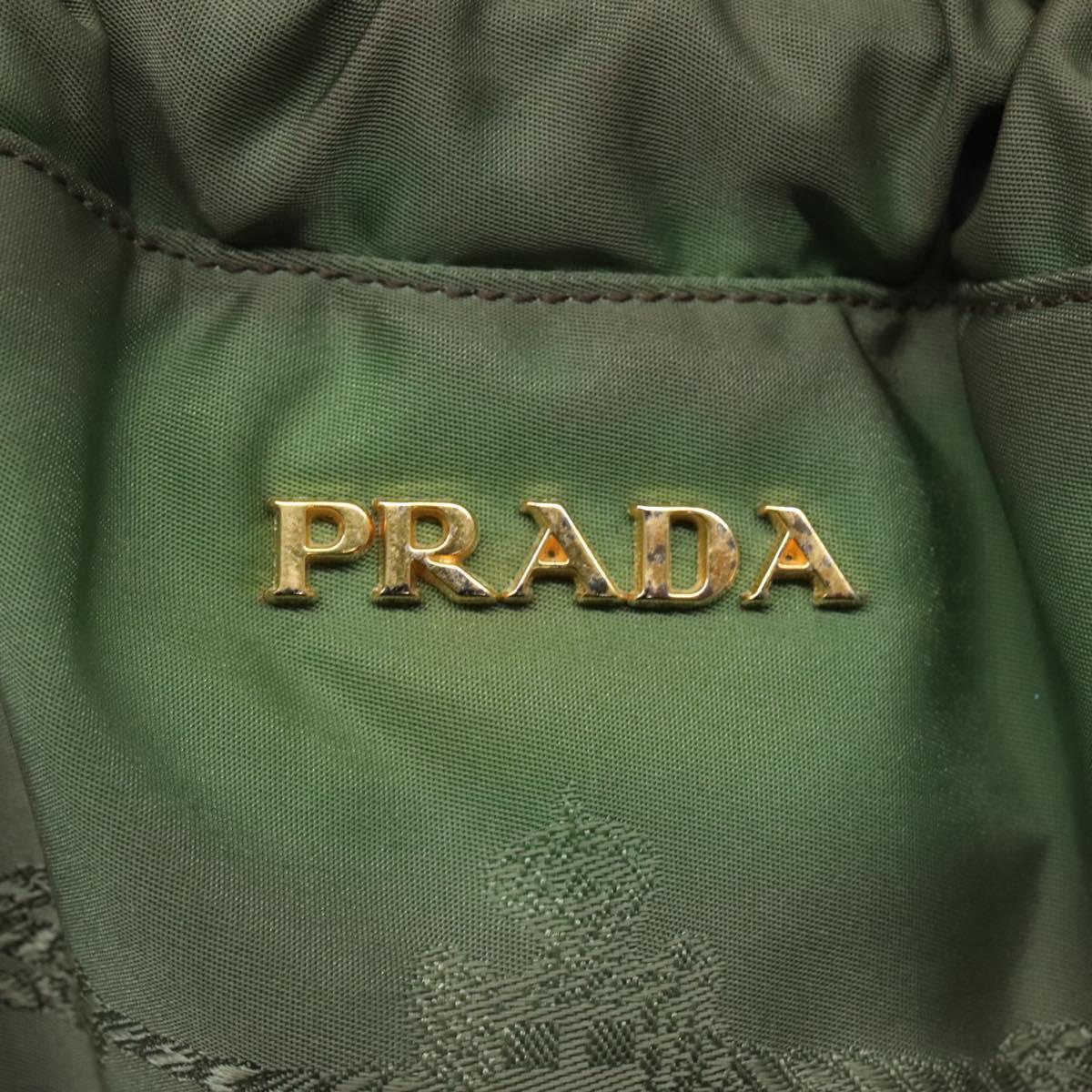 PRADA Shoulder Bag Nylon Khaki