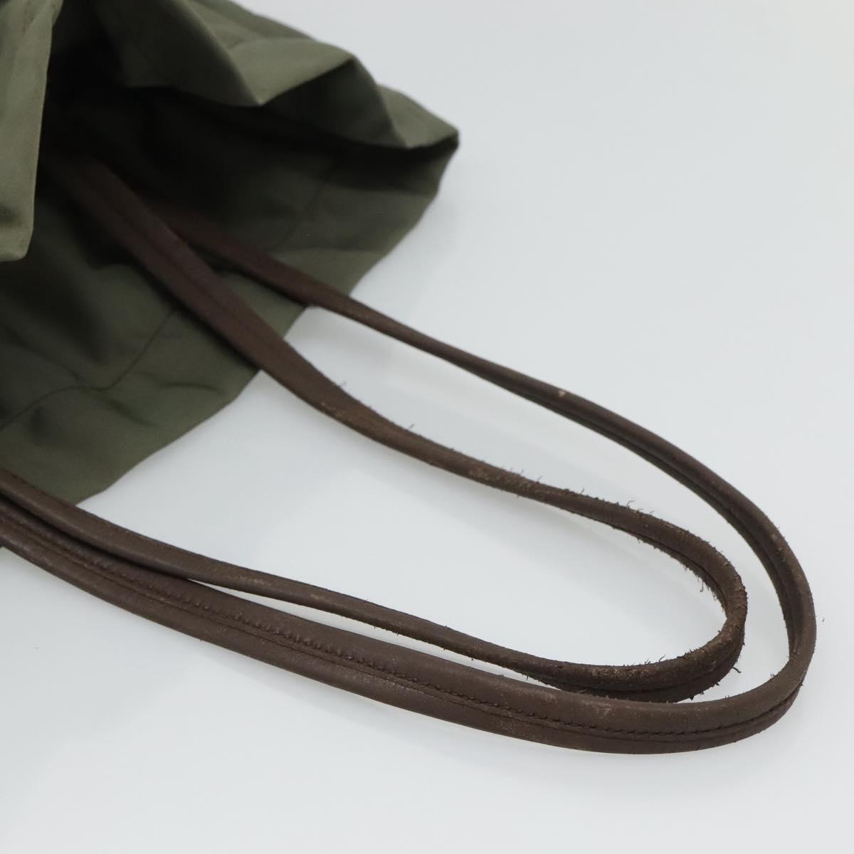 PRADA Shoulder Bag Nylon Khaki