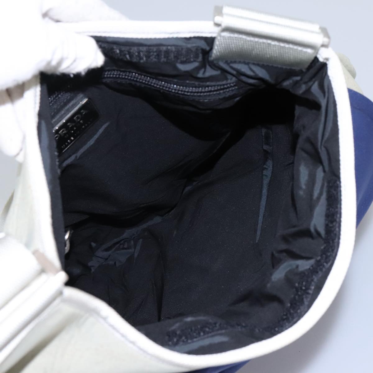 PRADA Sports Shoulder Bag Nylon Blue