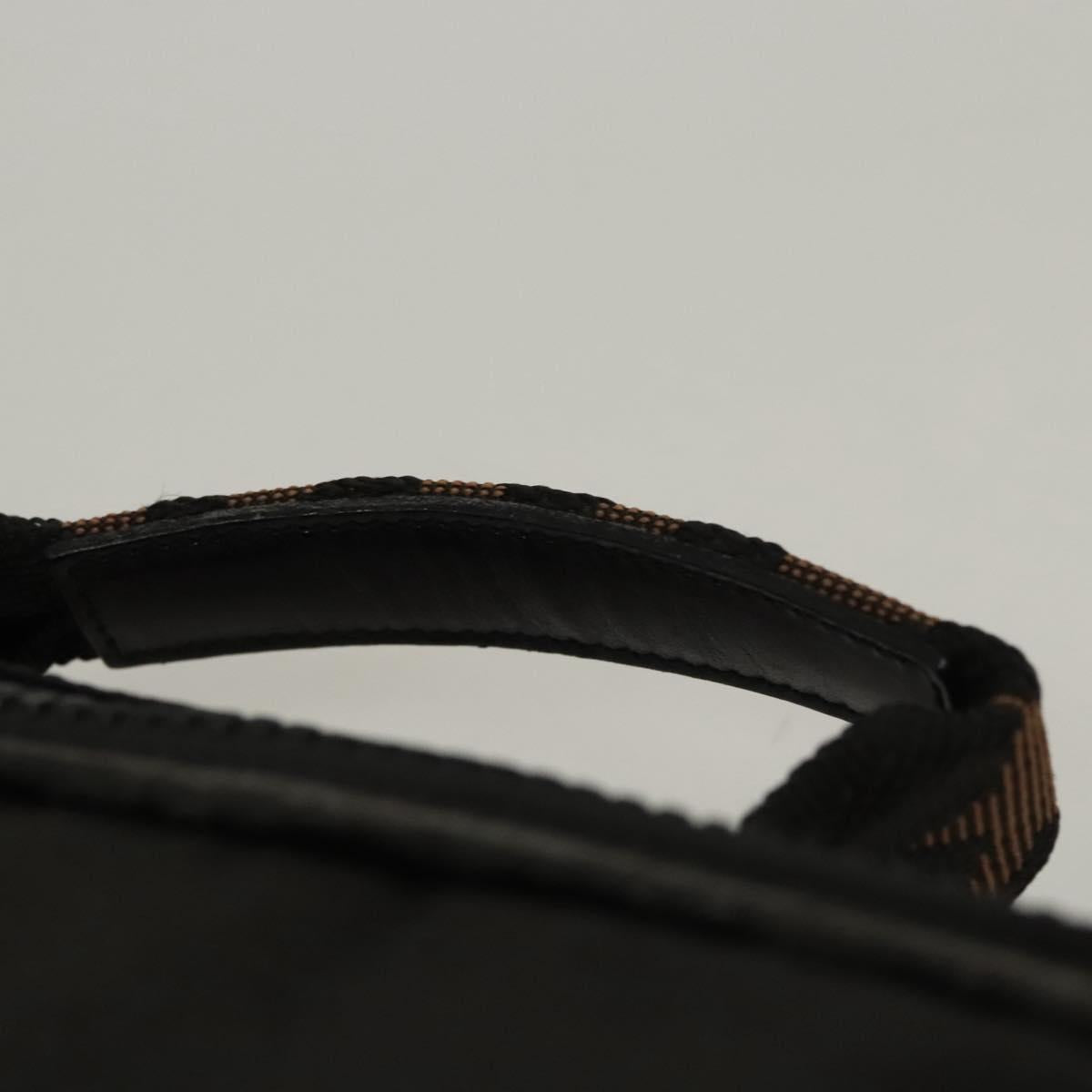 FENDI Hand Bag Canvas Black