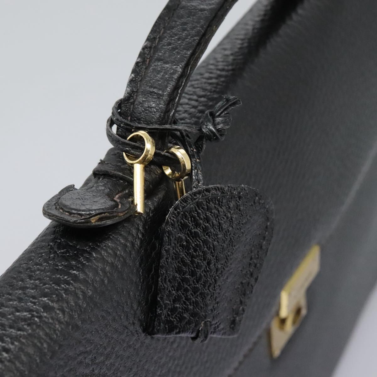 LOEWE Anagram Business Bag Leather Black