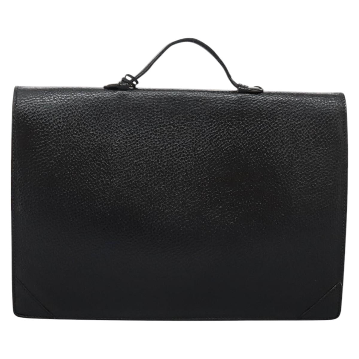 LOEWE Anagram Business Bag Leather Black