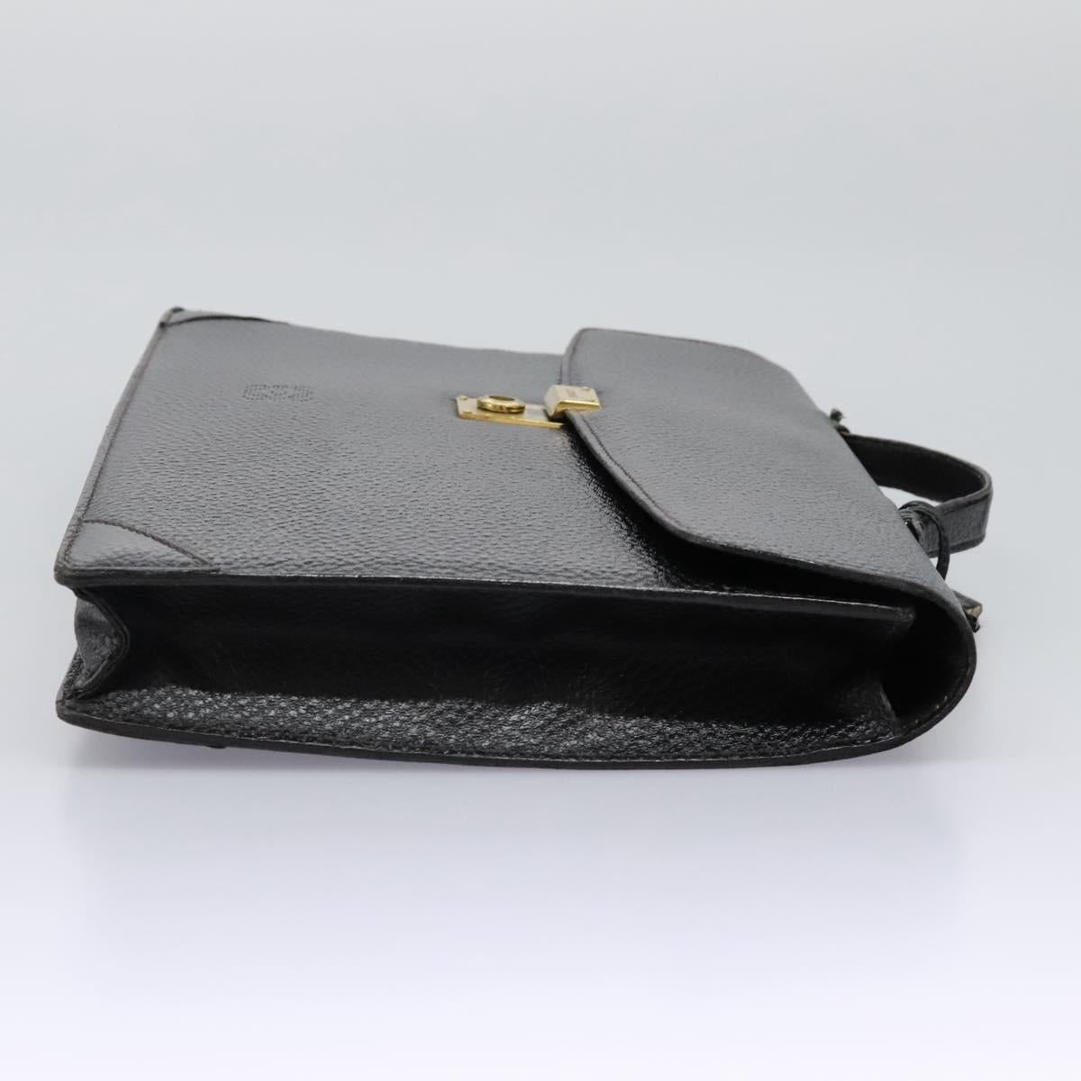 LOEWE Anagram Business Bag Leather Black