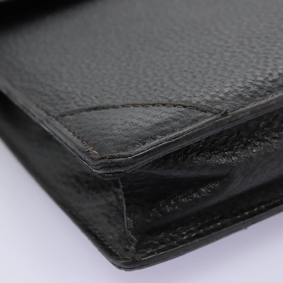 LOEWE Anagram Business Bag Leather Black