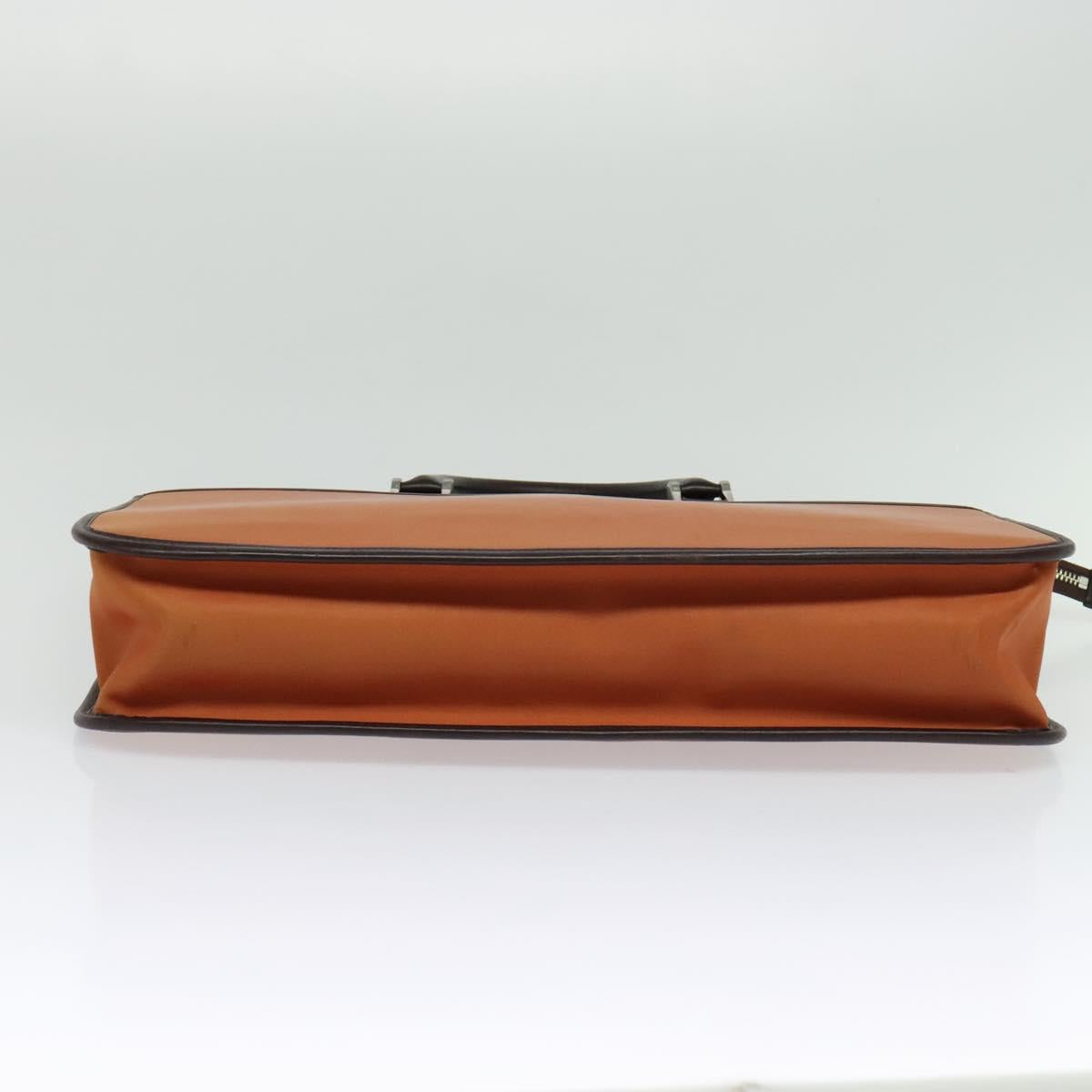 BURBERRY Hand Bag Nylon 2way Brown Silver