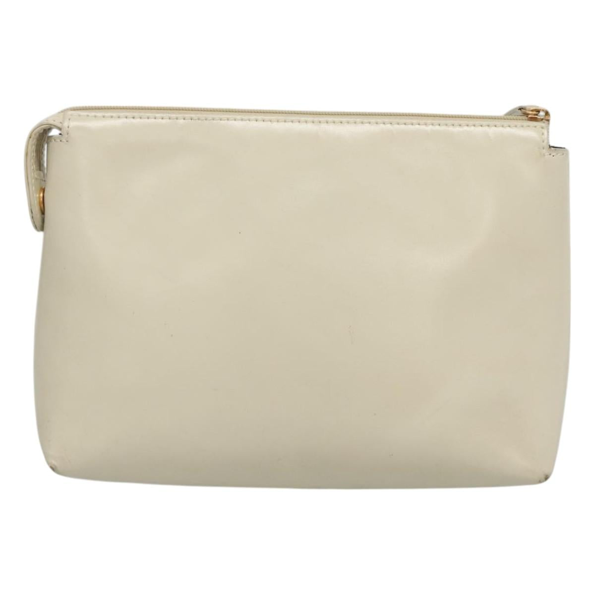 LOEWE Pouch Leather White