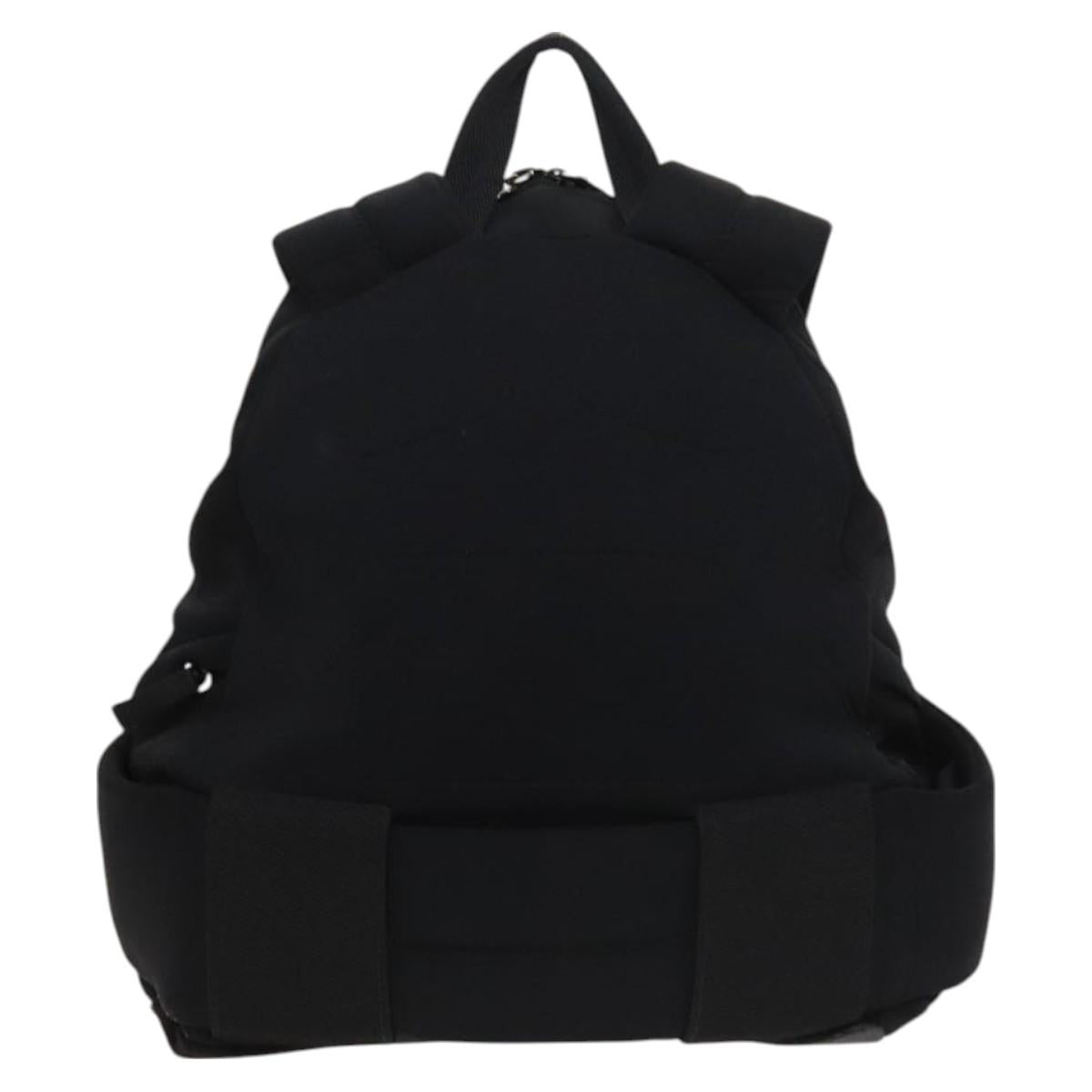 PRADA Sports Backpack Cotton Black Silver