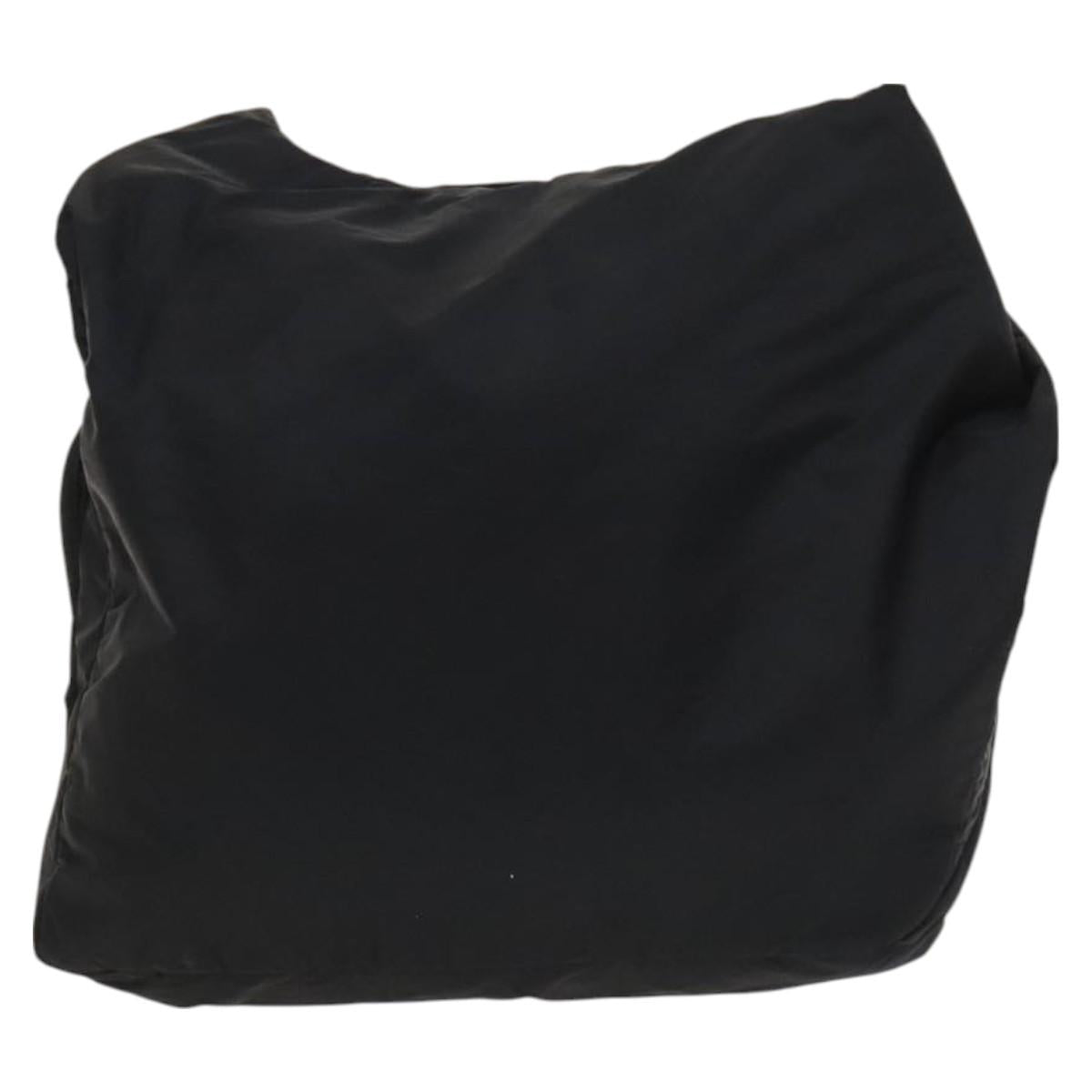 PRADA Sports Shoulder Bag Nylon Black Silver