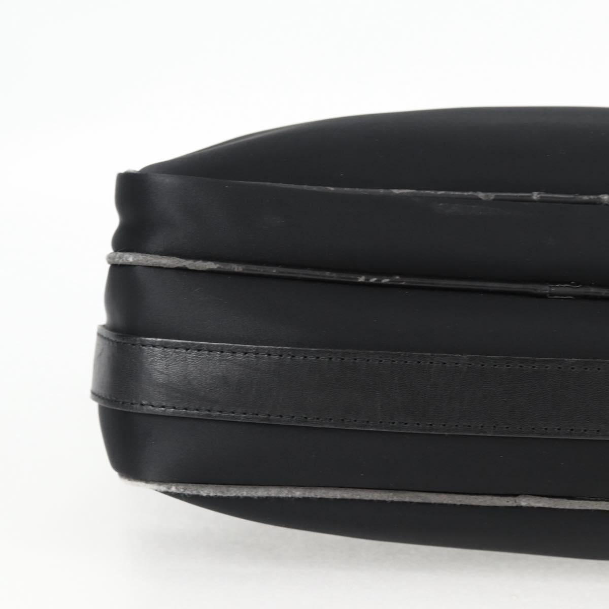 BURBERRY Shoulder Bag Nylon Black Silver