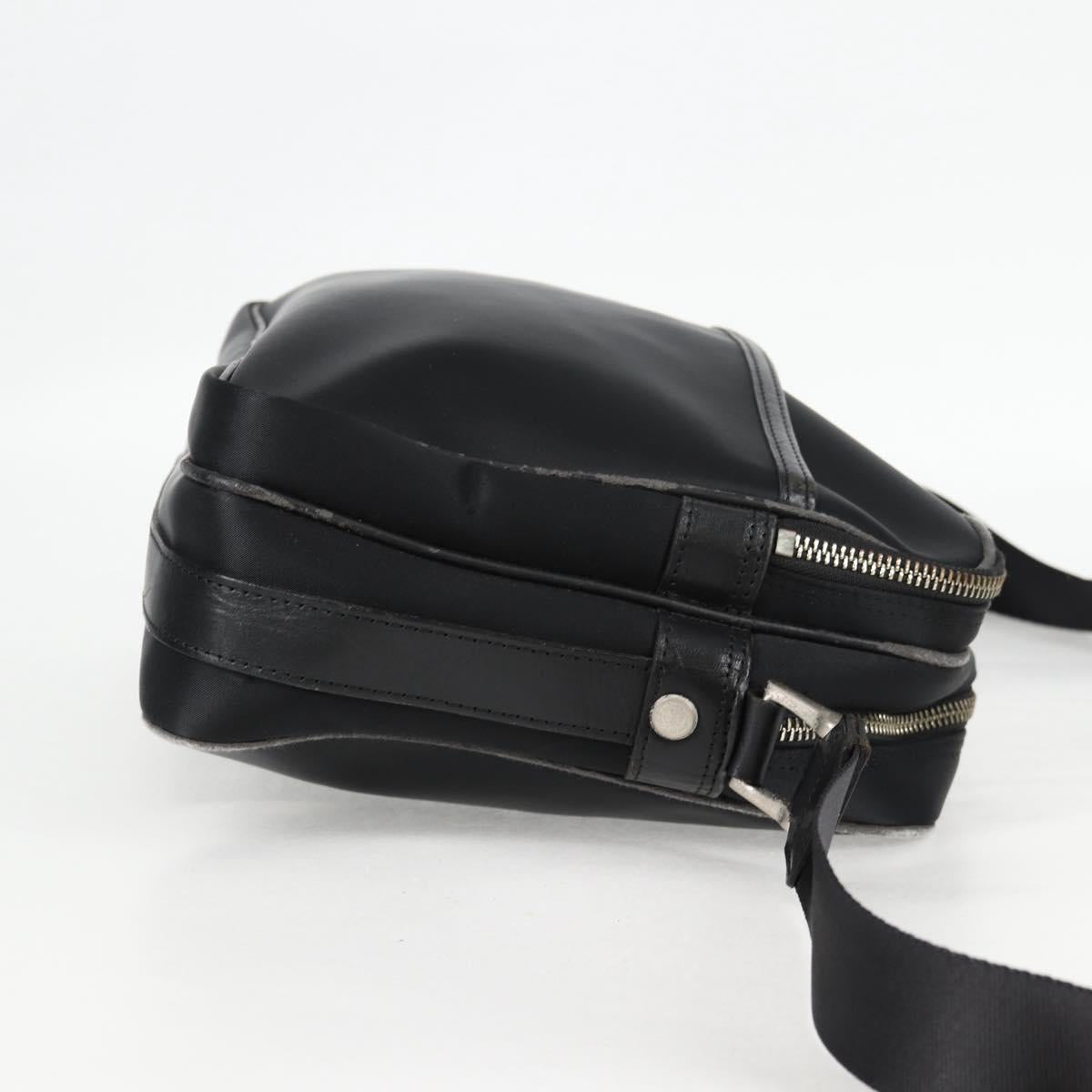 BURBERRY Shoulder Bag Nylon Black Silver